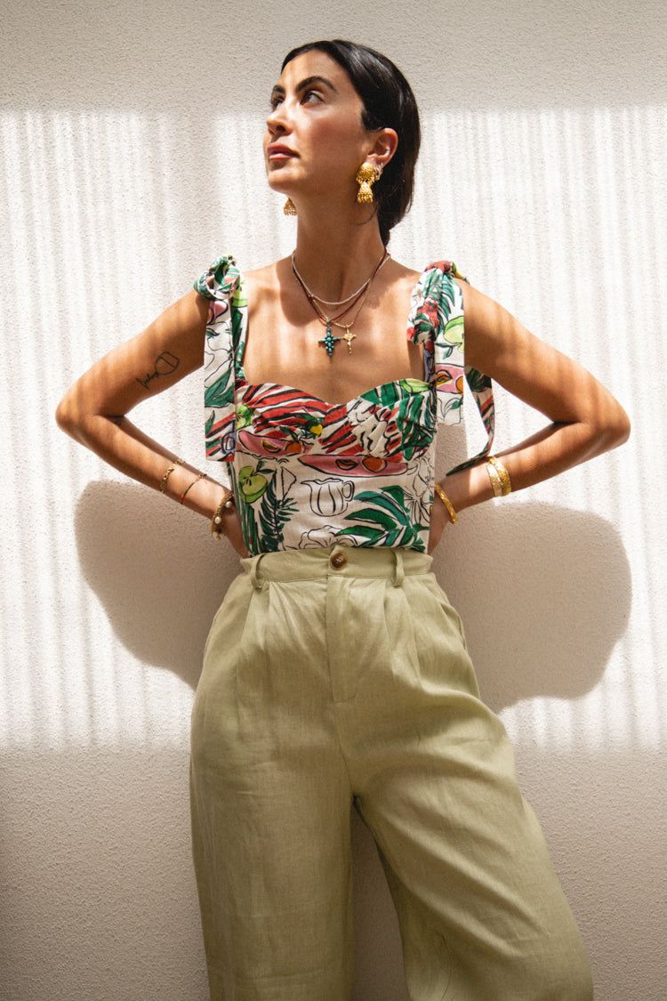 Salty Hair Tie Top Fiesta sold by Verge Girl product image thumbnail 4