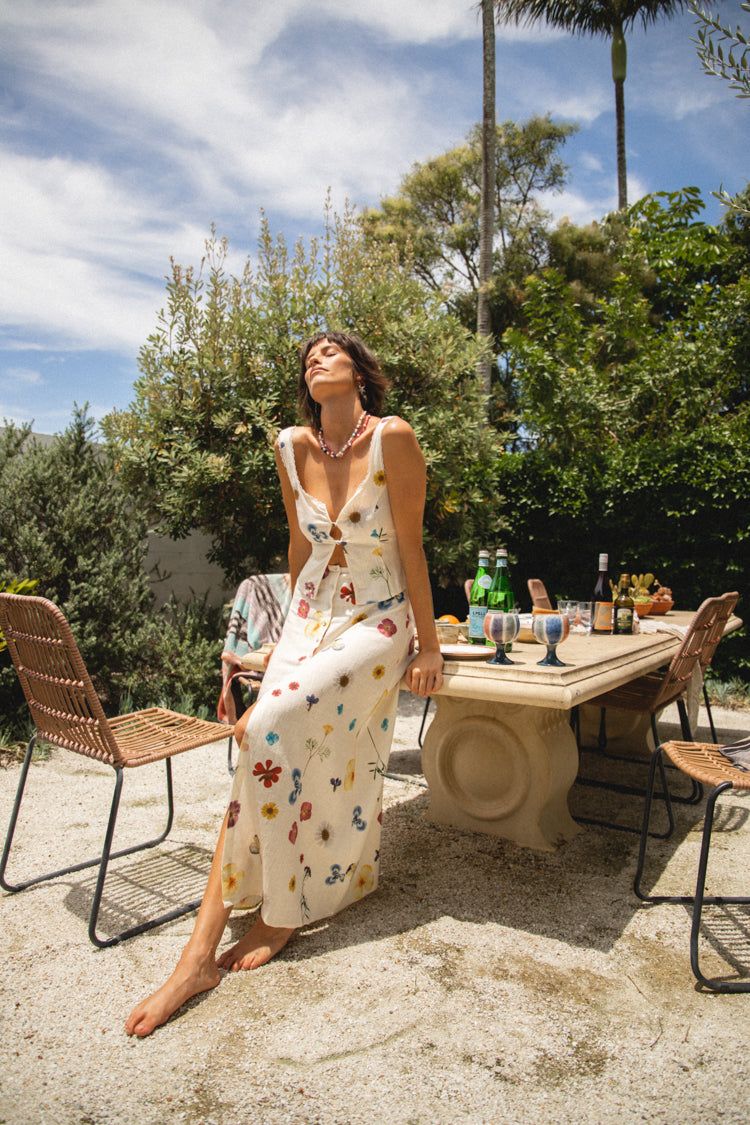 VRG GRL Love Language Button Front Top // Floral sold by Verge Girl product image thumbnail 5