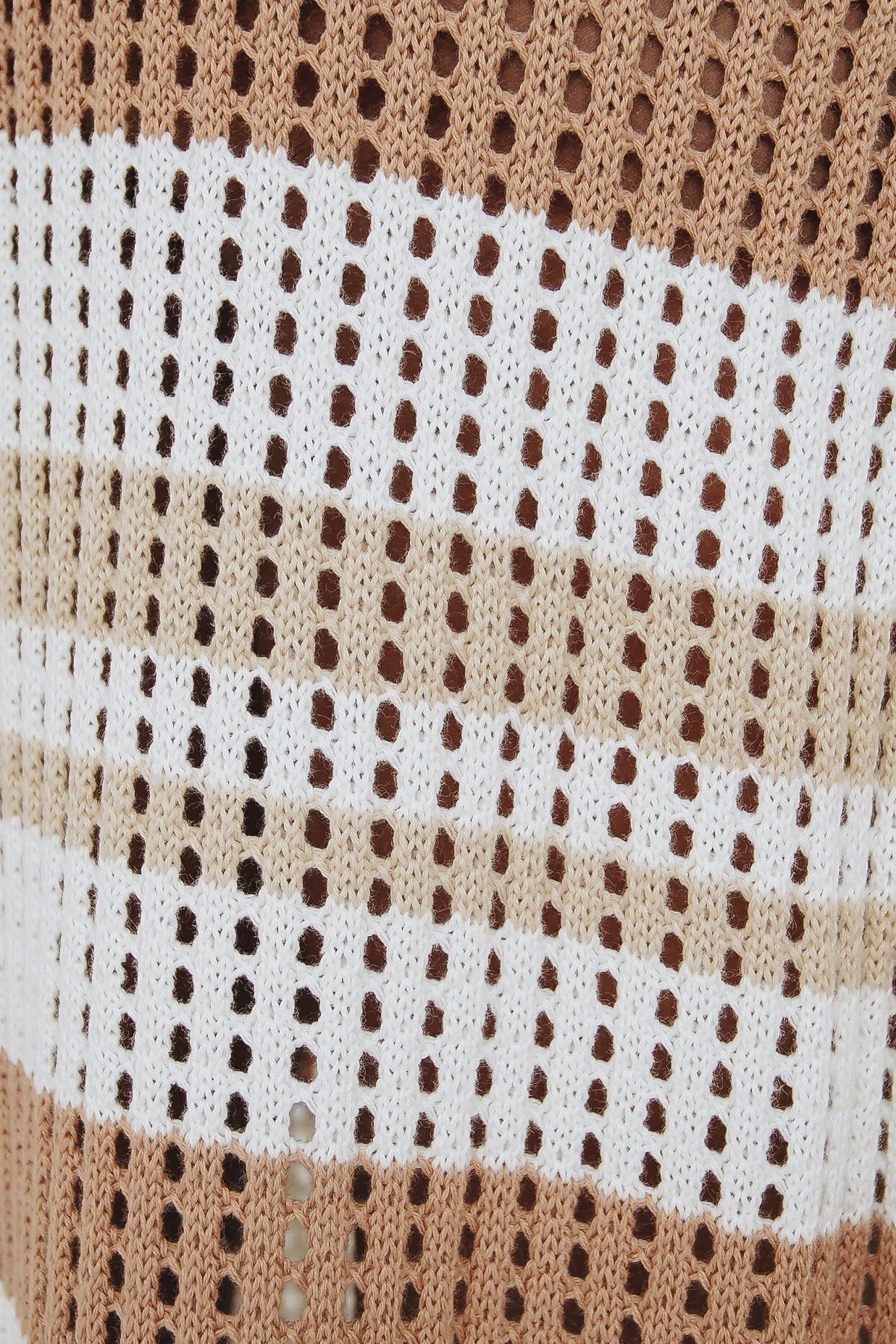 VRG GRL Work Of Art Crochet Maxi Dress // Natural sold by Verge Girl product image thumbnail 9