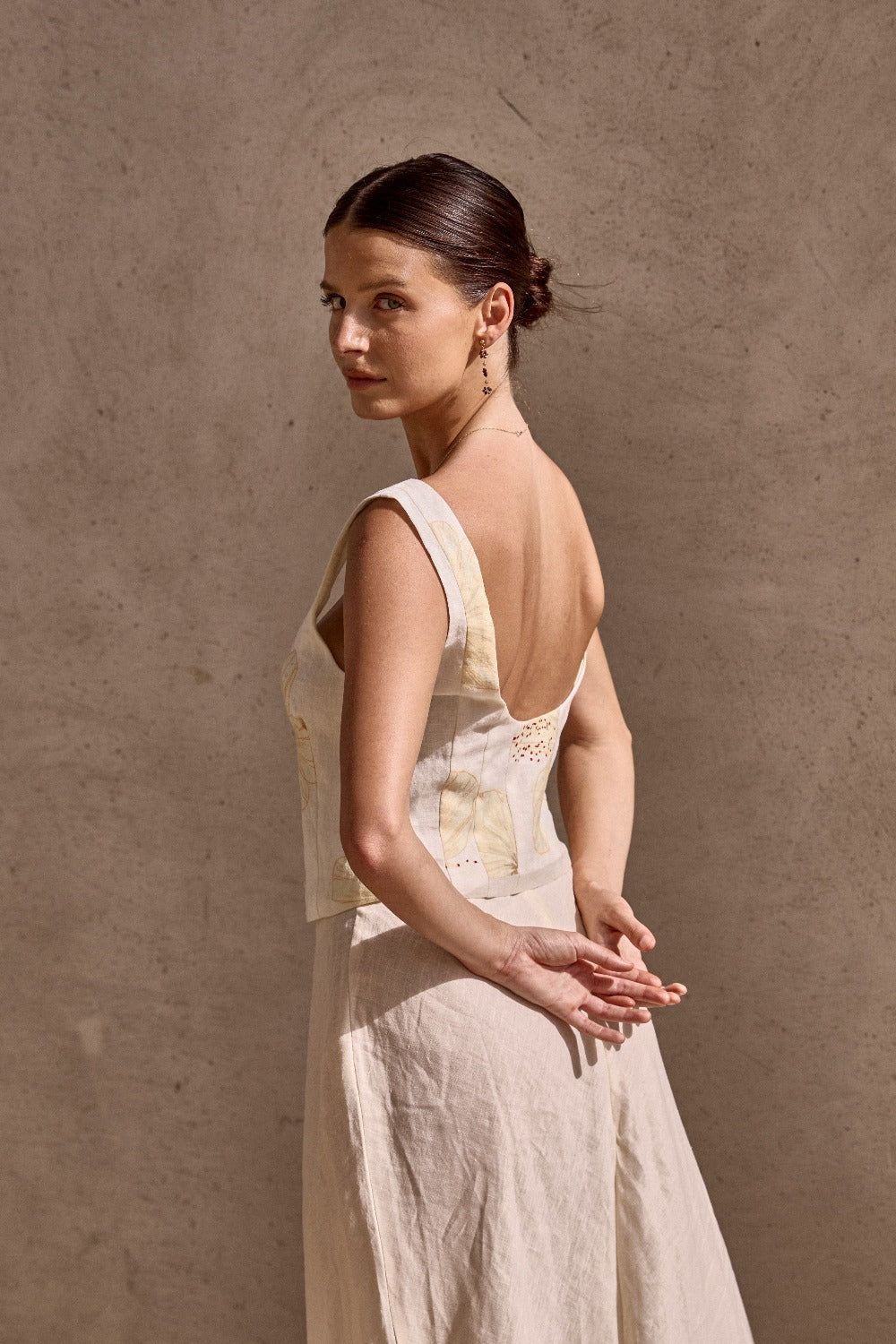 Ruby Linen Top Florage sold by Verge Girl product image thumbnail 4