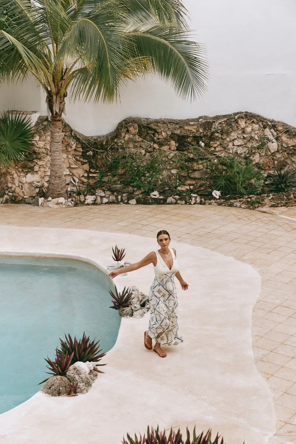 Charley Bias Cut Midi Dress Natural sold by Verge Girl product image thumbnail 5