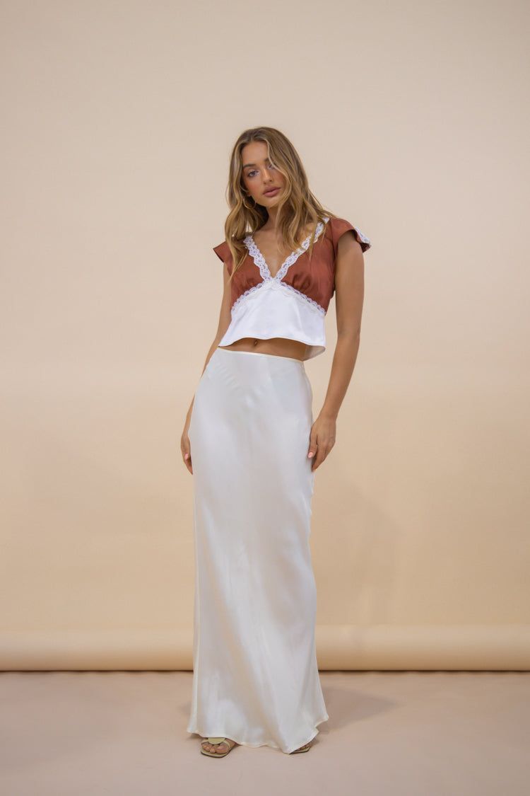 VRG GRL Deja Vu Lace Top // Brown sold by Verge Girl product image thumbnail 5