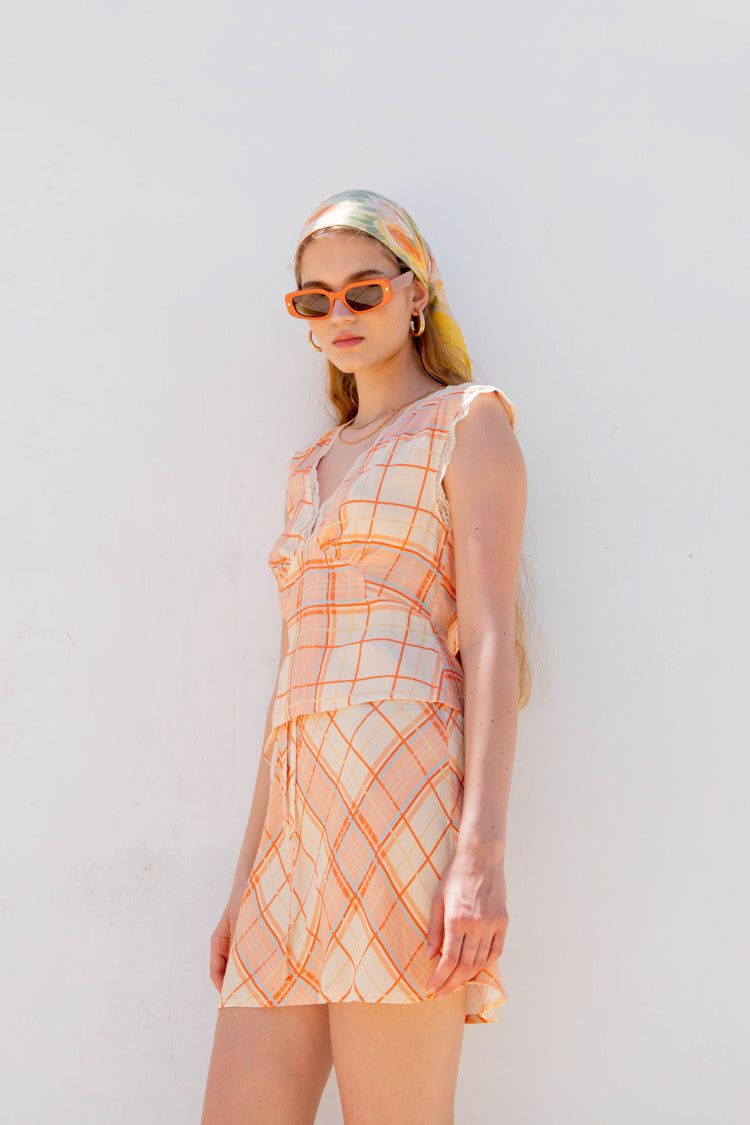 VRG GRL Vintage Lover Tie Back Top // Sorbet sold by Verge Girl product image thumbnail 4