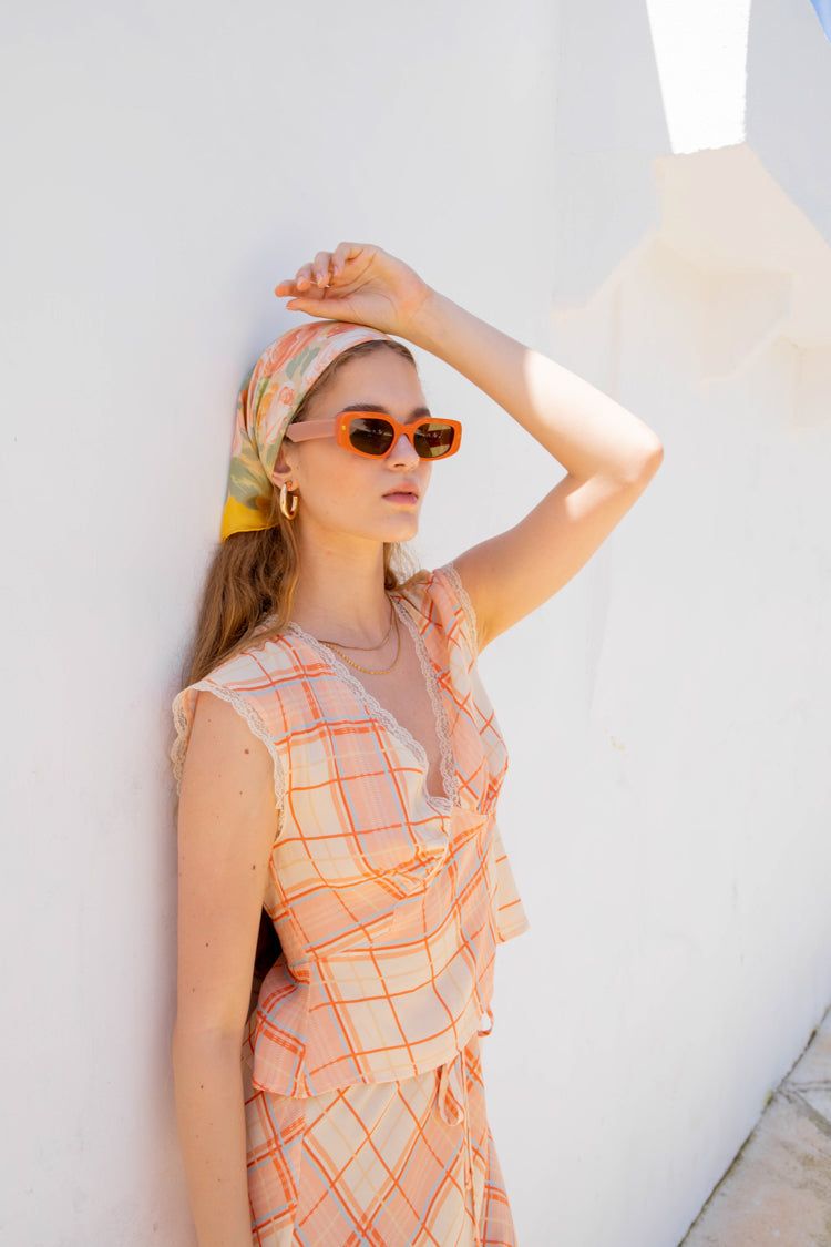 VRG GRL Vintage Lover Tie Back Top // Sorbet sold by Verge Girl product image thumbnail 5