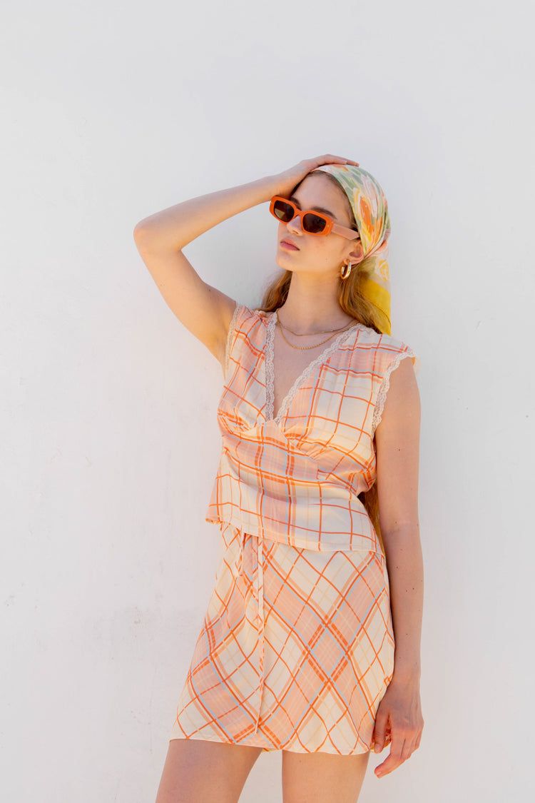 VRG GRL Vintage Lover Tie Back Top // Sorbet sold by Verge Girl product image thumbnail 6