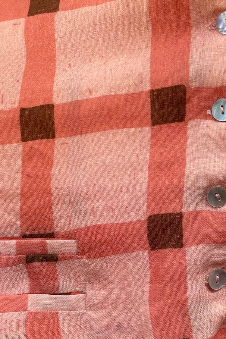 Italian Streets Linen Vest Sahara sold by Verge Girl product image thumbnail 9