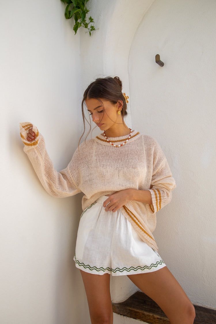 VRG GRL Clementine Knit Jumper // Natural sold by Verge Girl product image thumbnail 5