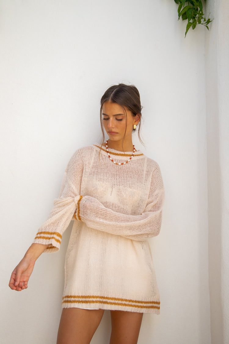 VRG GRL Clementine Knit Jumper // Natural sold by Verge Girl product image thumbnail 4