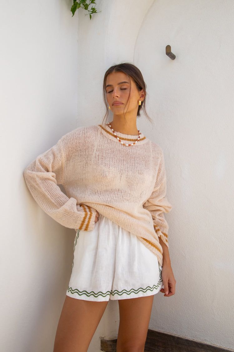 VRG GRL Clementine Knit Jumper // Natural sold by Verge Girl product image thumbnail 2