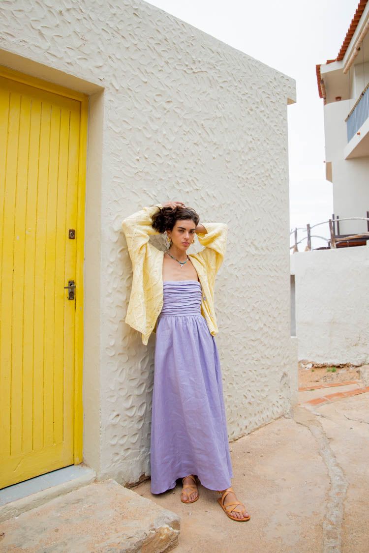 VRG GRL Lola Knit Cardigan // Lemon sold by Verge Girl product image thumbnail 7