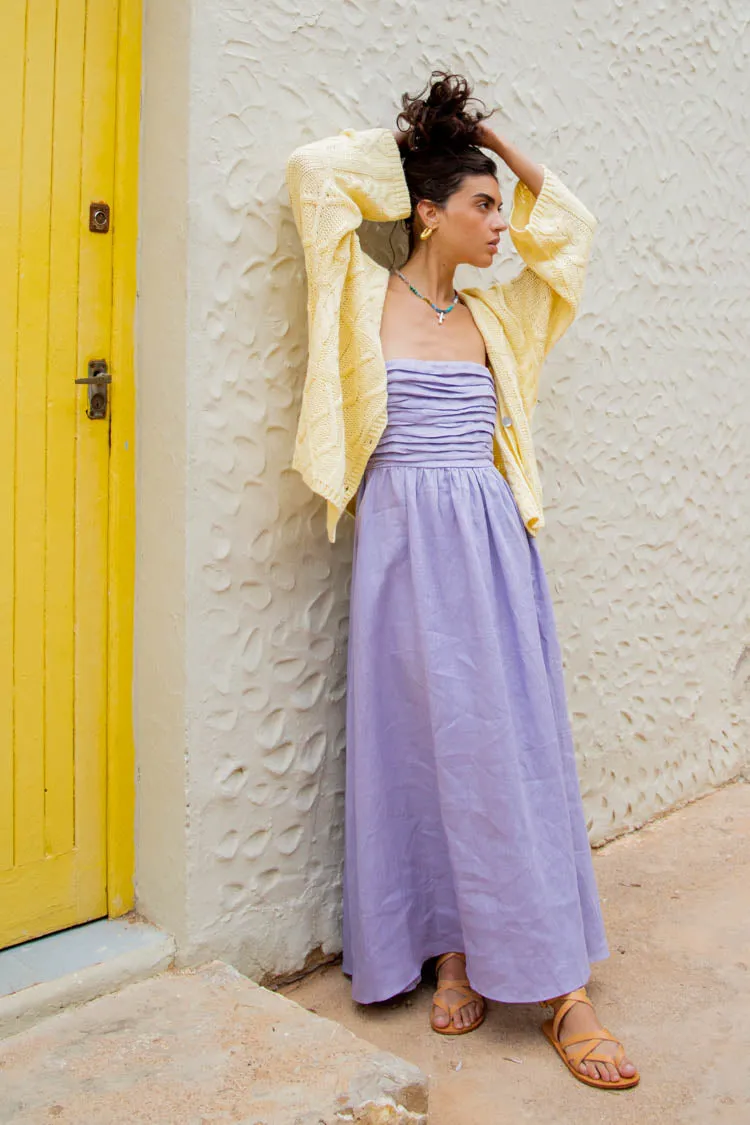 Lola Knit Cardigan Lemon sold by Verge Girl product image thumbnail 5