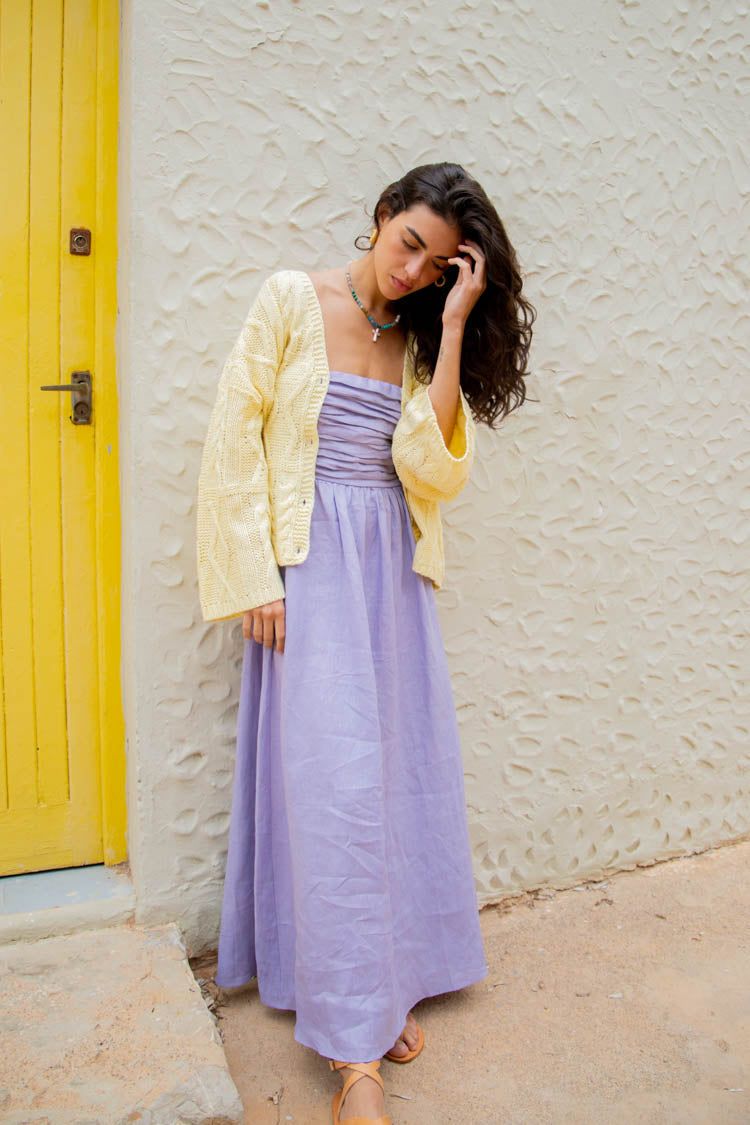 VRG GRL Lola Knit Cardigan // Lemon sold by Verge Girl product image thumbnail 6