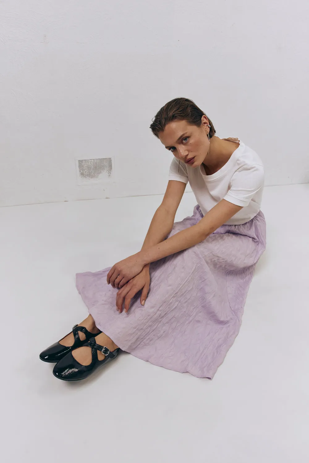 Solara Midi Skirt Lilac sold by Verge Girl product image thumbnail 2
