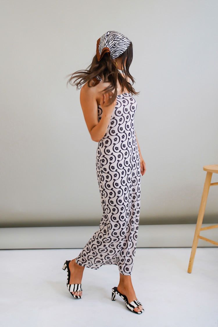 VRG GRL Champs-Elysée Mesh Midi Dress // Floral sold by Verge Girl product image thumbnail 5