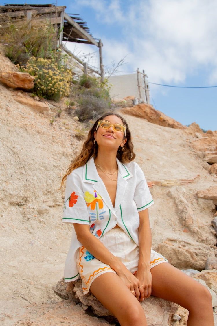 VRG GRL Fleuriste Linen Shirt sold by Verge Girl product image thumbnail 9