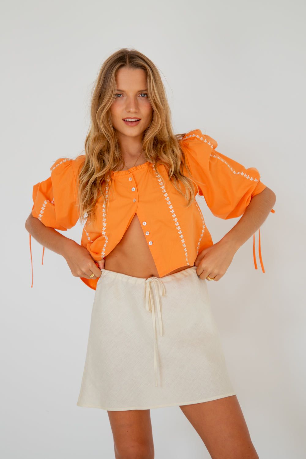 Costa Mesa Top Orange sold by Verge Girl product image thumbnail 2