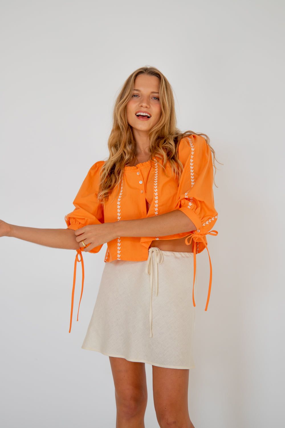 Costa Mesa Top Orange sold by Verge Girl product image thumbnail 5
