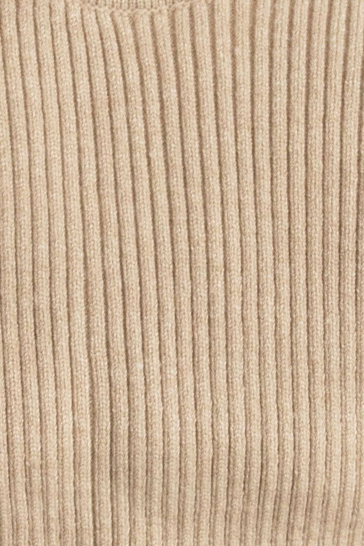 VRG GRL New Fashion Ribbed Knit Top // Natural sold by Verge Girl product image thumbnail 8