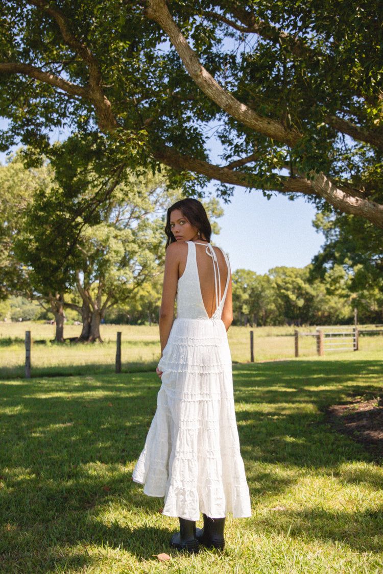 Dreamscape Midi Dress White sold by Verge Girl product image thumbnail 3