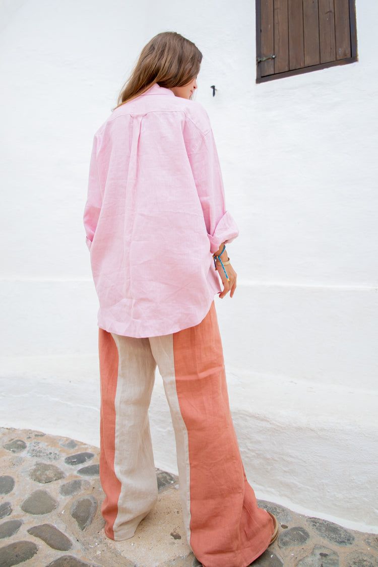 San Antonio Linen Shirt Blush sold by Verge Girl product image thumbnail 7