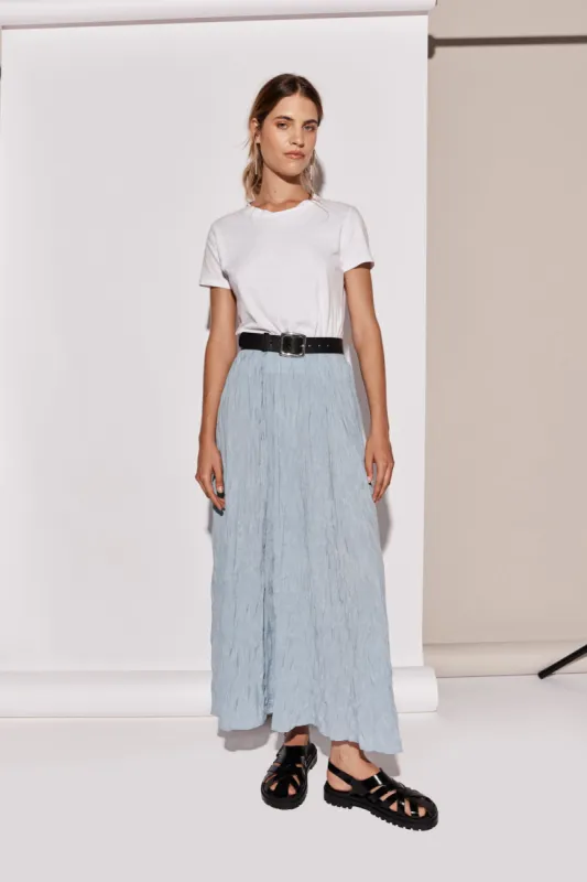 Solara Midi Skirt Sky sold by Verge Girl