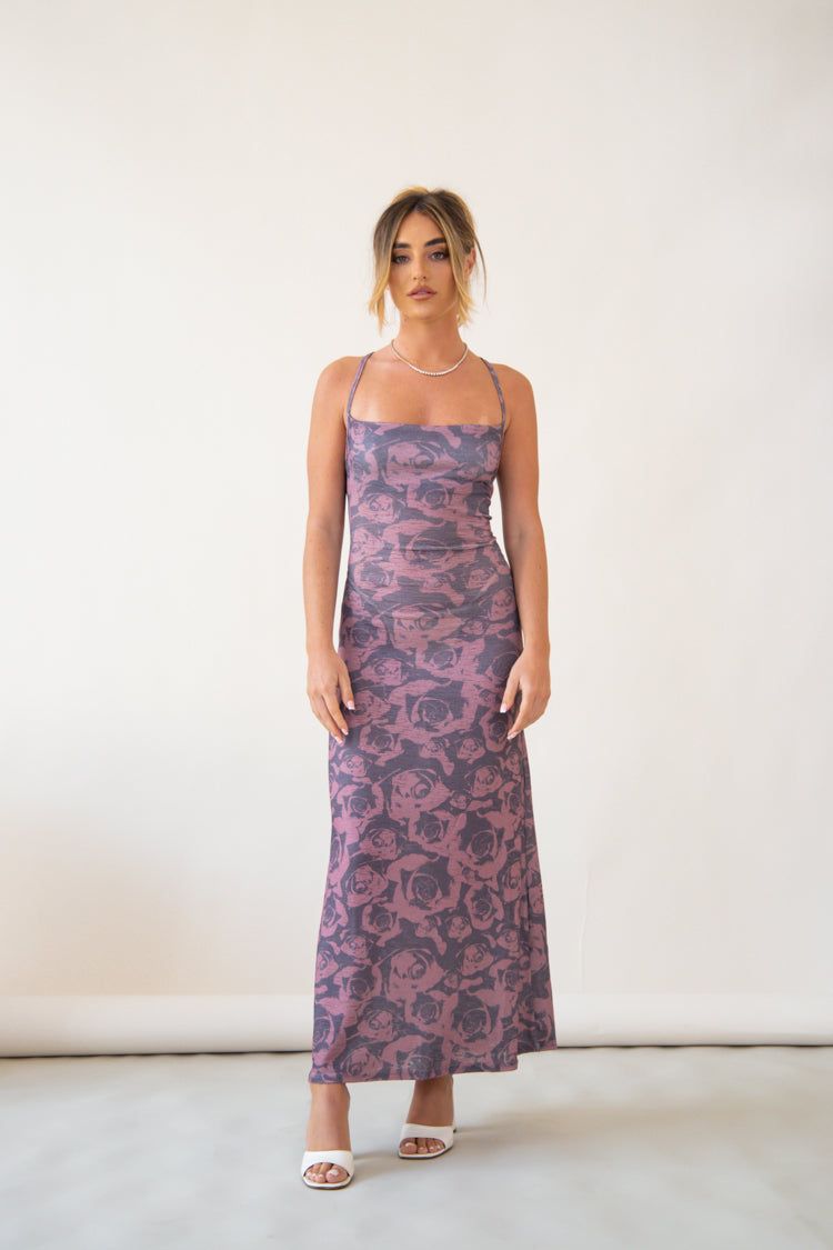 VRG GRL Un Bisou Midi Dress // Rose sold by Verge Girl product image thumbnail 7