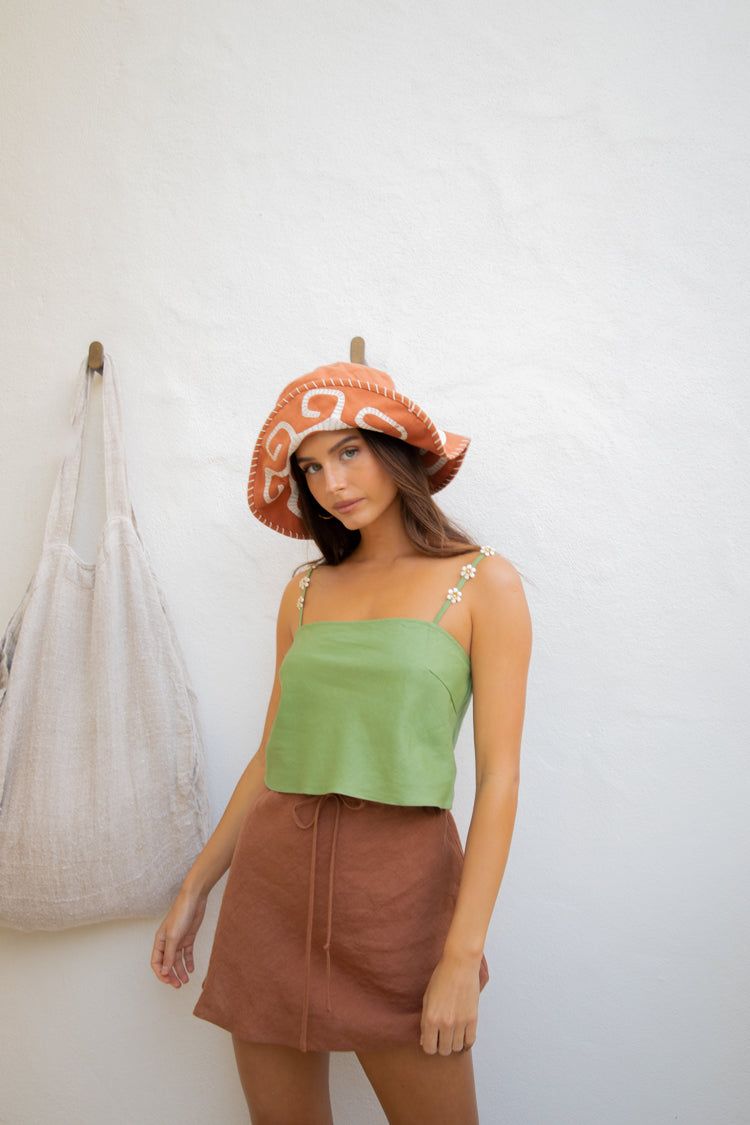Floria Cami Green sold by Verge Girl product image thumbnail 3