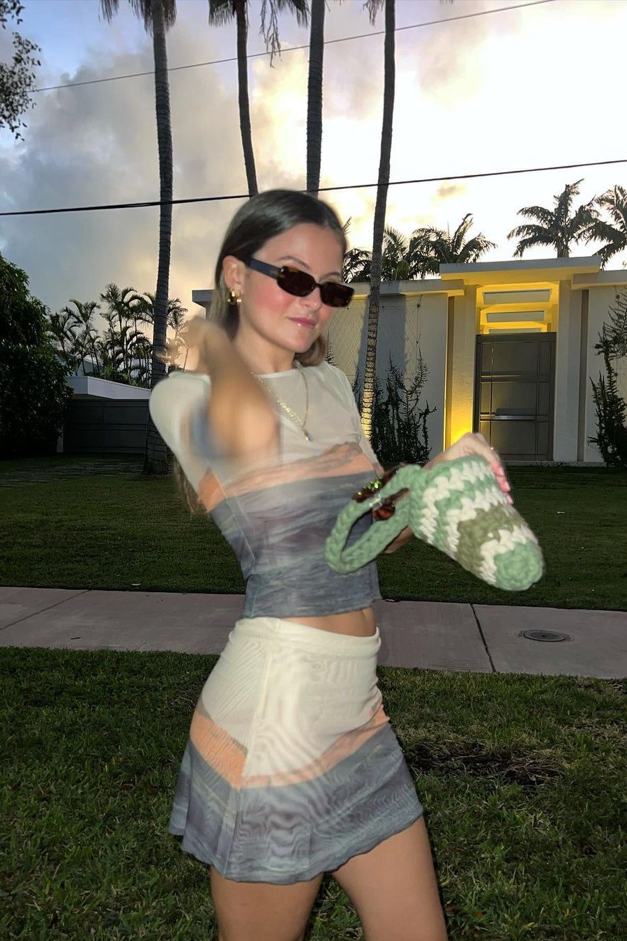 VRG GRL Travel Archives Mesh Top // Beige sold by Verge Girl product image thumbnail 8