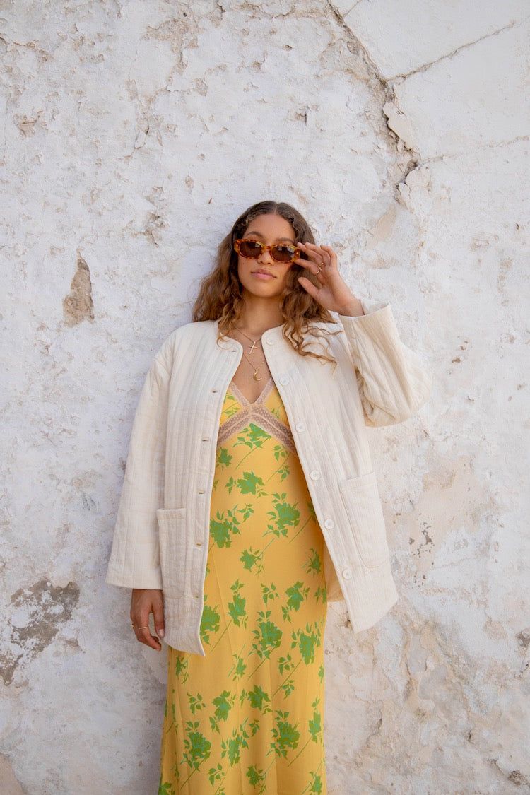 Next In Play Jacket Cream sold by Verge Girl