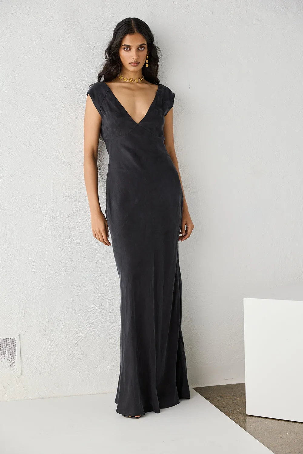 Valya Maxi Dress Black sold by Verge Girl product image thumbnail 3