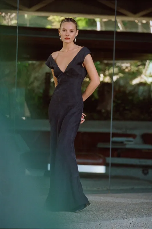 Valya Maxi Dress Black sold by Verge Girl