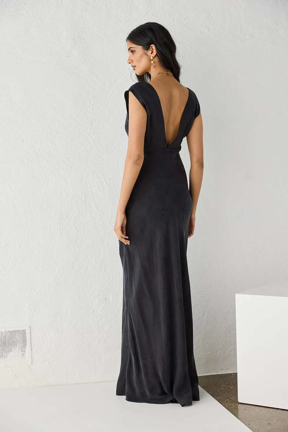 Valya Maxi Dress Black sold by Verge Girl product image thumbnail 4