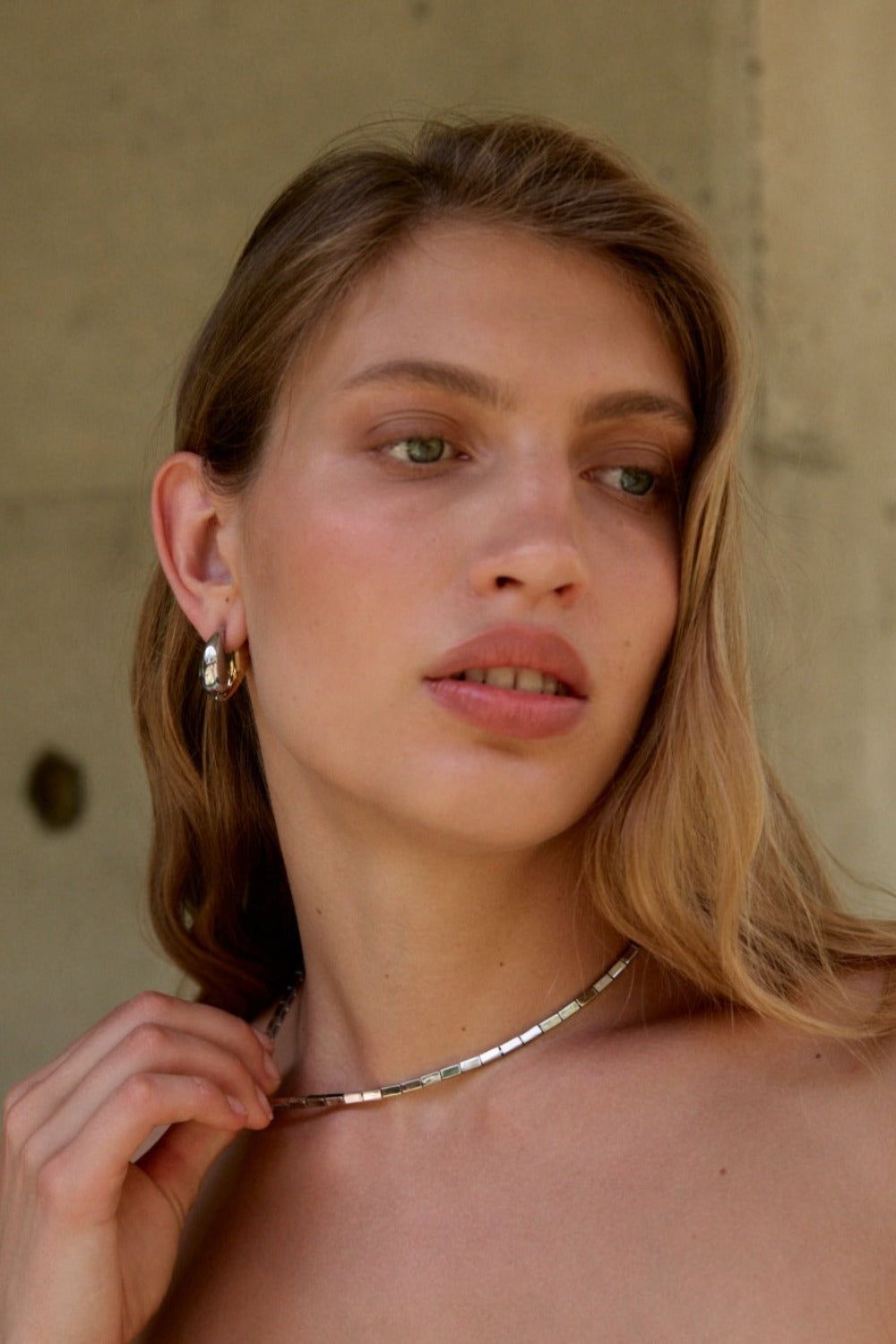 Azura Necklace Silver sold by Verge Girl