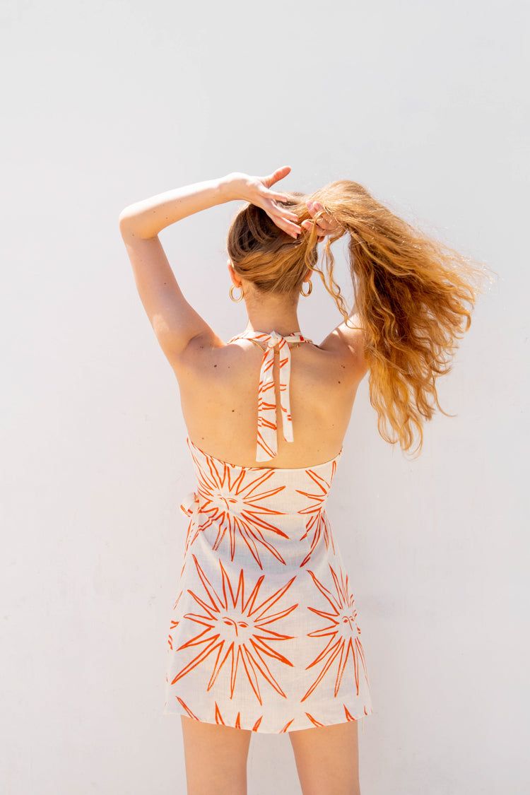 VRG GRL Abella Linen Wrap Mini Dress // Sundazed sold by Verge Girl product image thumbnail 8