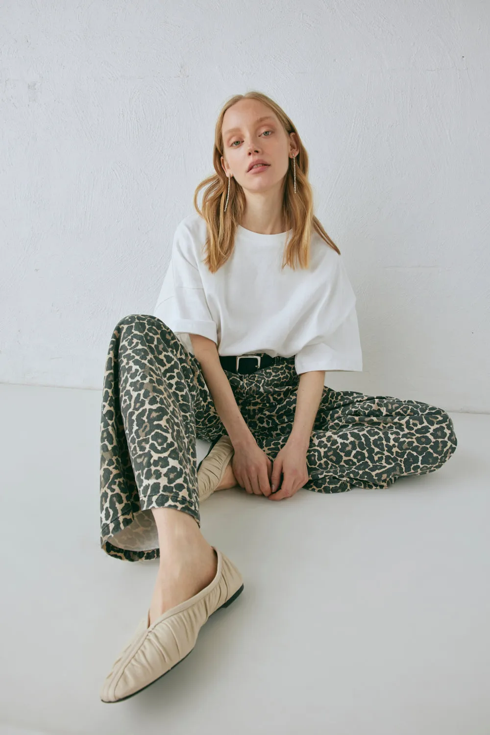 Zia High Rise Denim Jeans Leopard sold by Verge Girl product image thumbnail 2