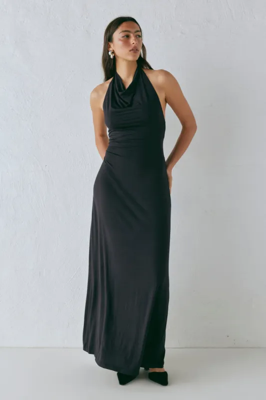 Noa Maxi Dress Black sold by Verge Girl