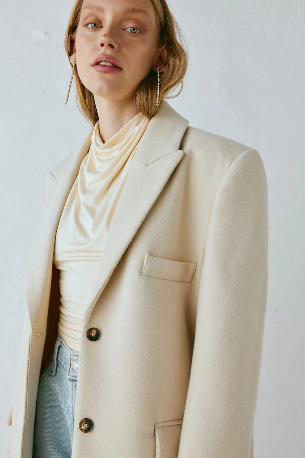 Dua Trench Coat Cream sold by Verge Girl product image thumbnail 3