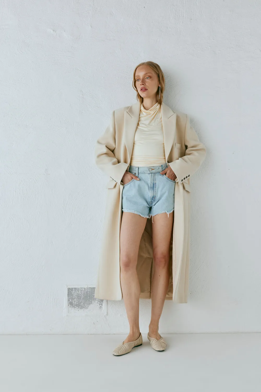Dua Trench Coat Cream sold by Verge Girl product image thumbnail 4
