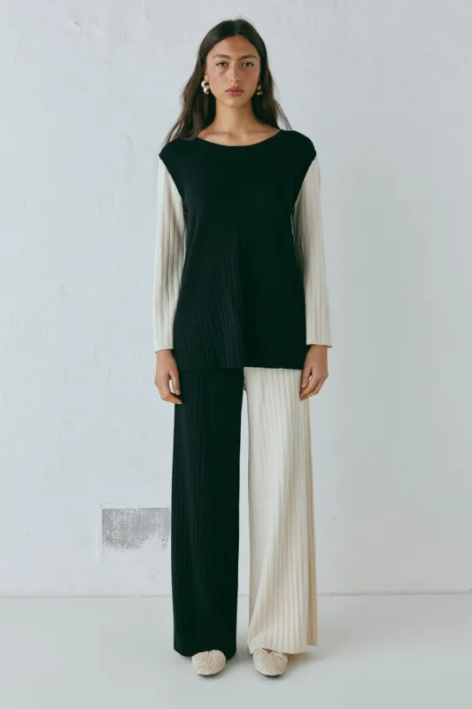 Suri Knit Top Splice sold by Verge Girl