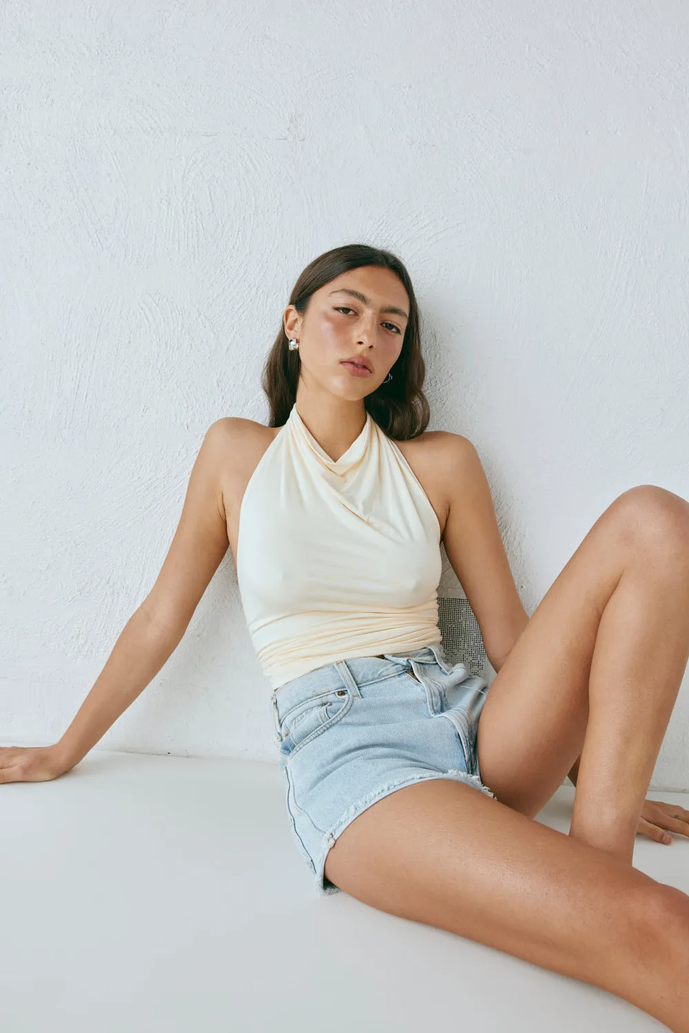 Noa Top Butter sold by Verge Girl product image thumbnail 2