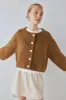 Elsie Knit Cardigan Copper sold by Verge Girl