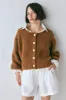Elsie Knit Cardigan Copper sold by Verge Girl