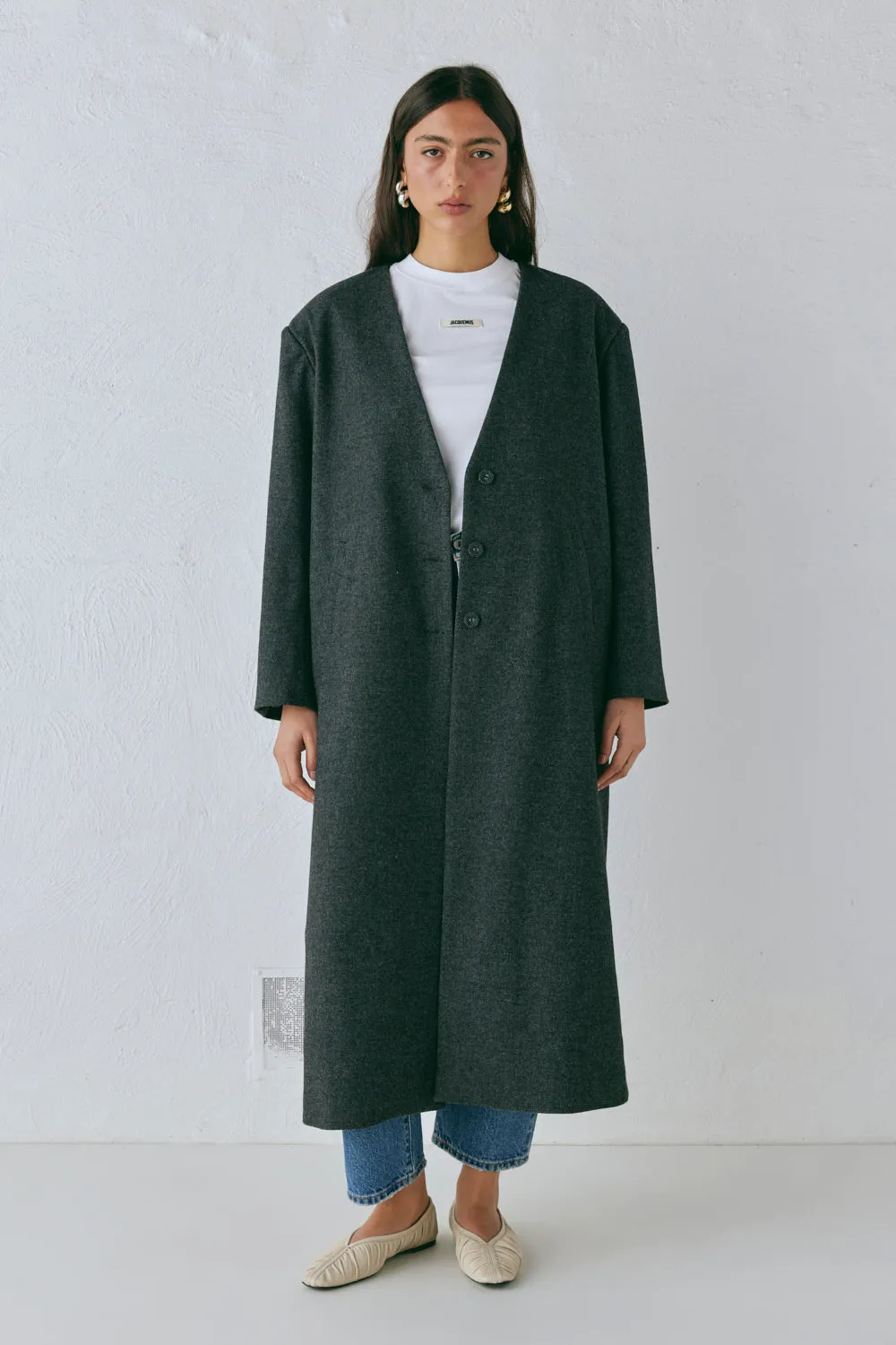 Vale Trench Coat Charcoal sold by Verge Girl product image thumbnail 2