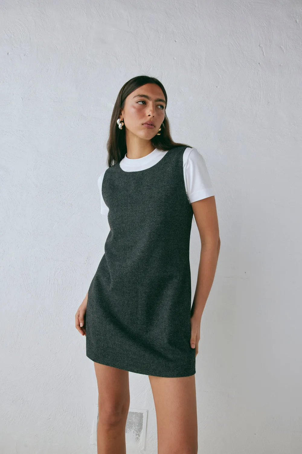 Vale Mini Dress Charcoal sold by Verge Girl product image thumbnail 2