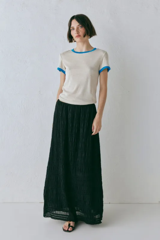 Mia Midi Skirt Black sold by Verge Girl