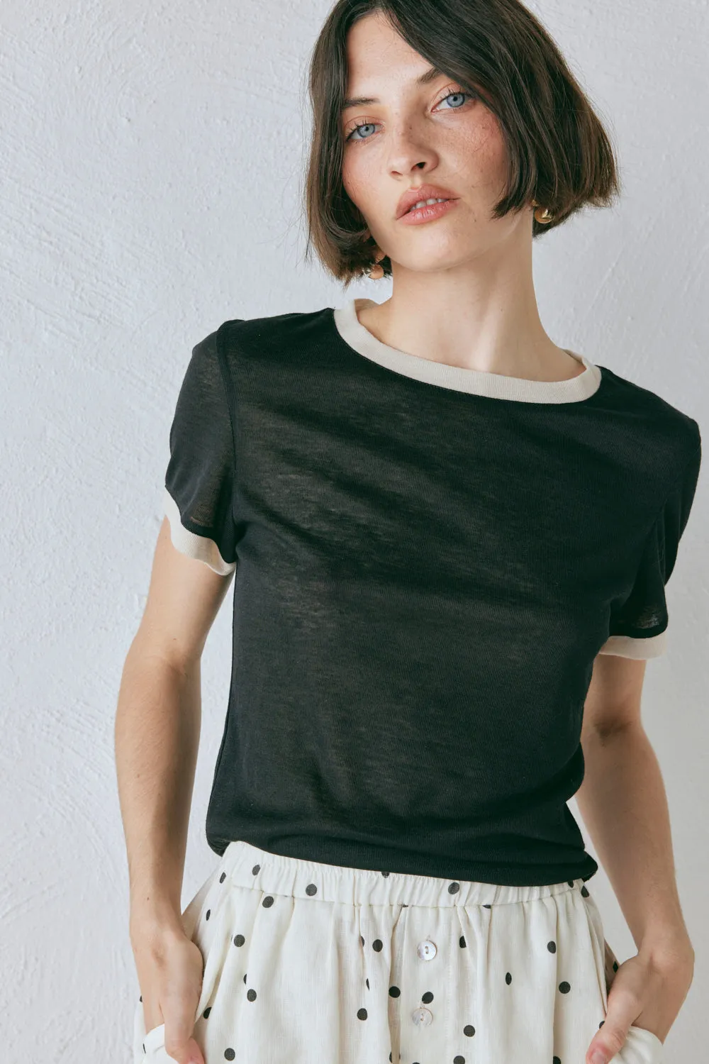 Lane Tee Black sold by Verge Girl product image thumbnail 2