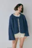 Lacy Knit Cardigan Marle sold by Verge Girl
