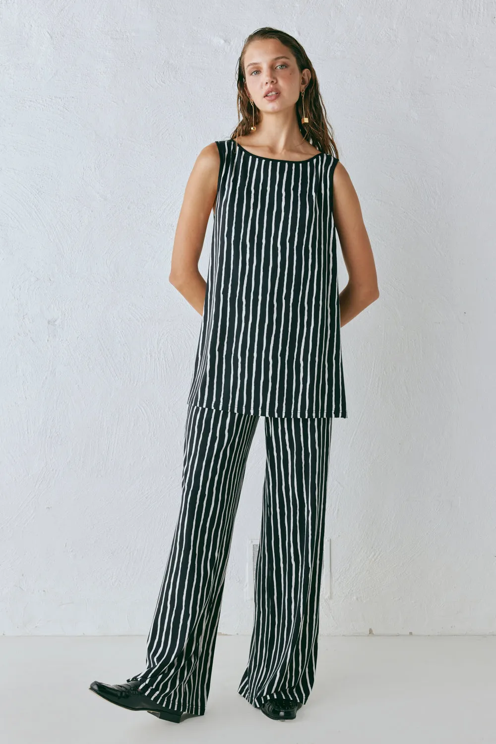 Rieti Pants Black Stripe sold by Verge Girl product image thumbnail 5