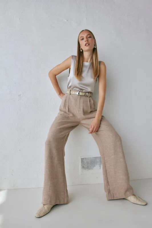 Taite Pants Natural sold by Verge Girl