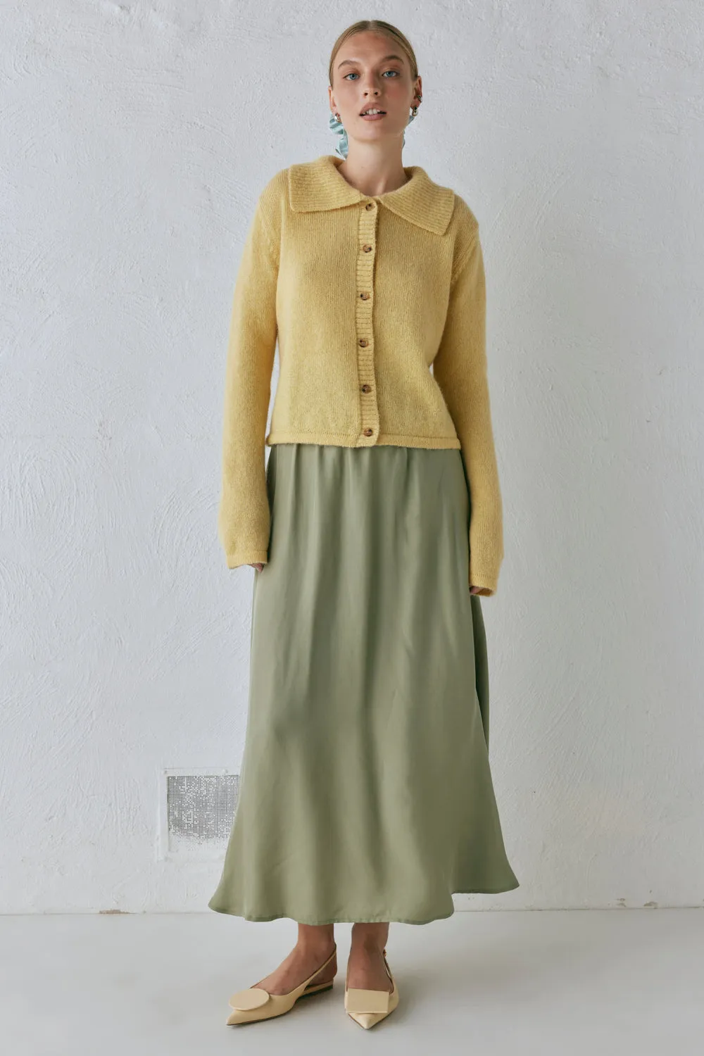 Avery Knit Cardigan Lemon sold by Verge Girl product image thumbnail 3